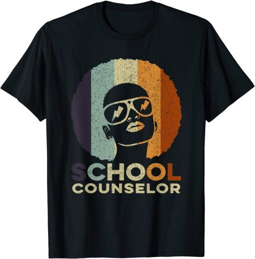 School Counselor - Afro African American Black History Month Classic Shirt