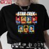 Star Trek Original Series Retro Full Color Crew Portrait Panels Classic Shirt