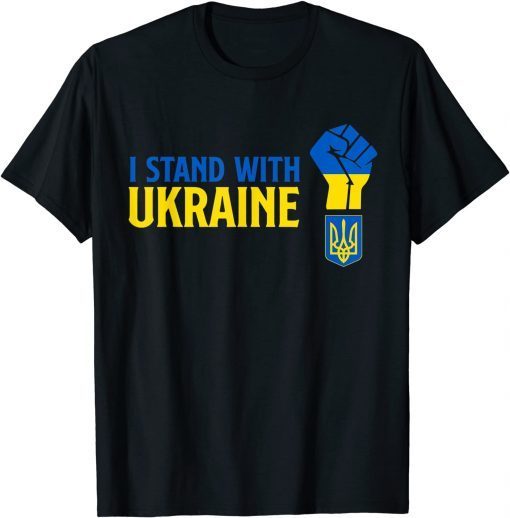 Support Ukraine For Ukrainian People I Stand With Ukraine Classic Shirt