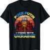 Support Ukraine Puck Futin I Stand With Ukraine Flag Bigfoot Gift Shirt