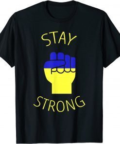 Support Ukraine Stand With Ukraine Ukrainian Flag Classic T-Shirt