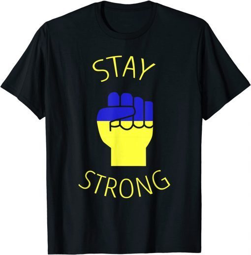 Support Ukraine Stand With Ukraine Ukrainian Flag Classic T-Shirt