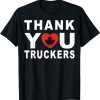 Thank You Truckers Canada Flag Freedom Convoy 2022 Gift Shirt