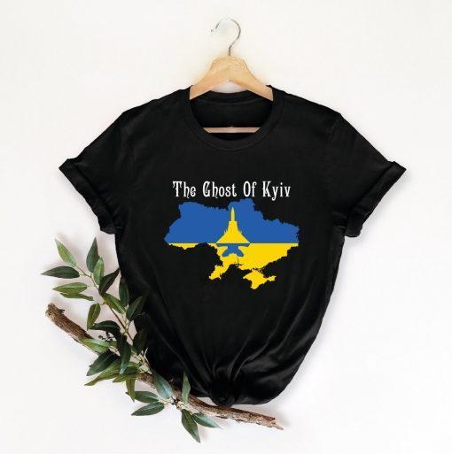 The Ghost Of Kyiv Pray For Ukraine Pray Ukraine T-Shirt