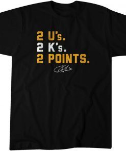 Tuukka Rask Two U's Two K's Two Points Gift Shirt