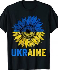 Ukraine Flag Sunflower Vintage Ukrainian Support Lover Classic T-Shirt