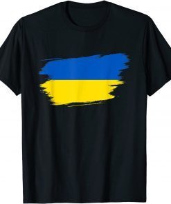 Stop War Ukraine Flag Ukrainian Ukraine Pride Heart T-Shirt
