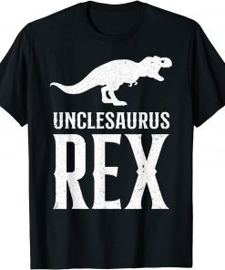 Uncle Unclesaurus T Rex Dinosaur Cool Uncle Saurus T-Shirt