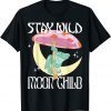 Vintage Retro Stay Wild Moon Child Frog Peace Love Hippie Gift Shirt