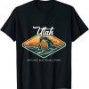 Vintage Retro Utah Arches National Park Sign Board Logo Limited Shirt
