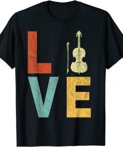 Violin Player Violinist Musician Violin Love Retro Classic Shirt