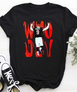 Who Dey Joe Burrow 9 Cincinnati Bengals Champs Shirt