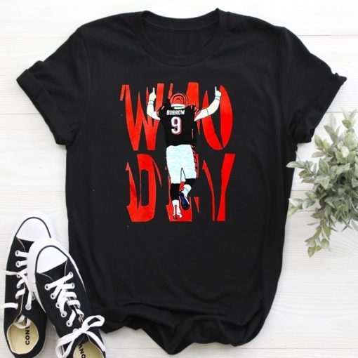 Who Dey Joe Burrow 9 Cincinnati Bengals Champs Shirt