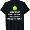 Whose Serve League Pickleball Team Classic Shirt
