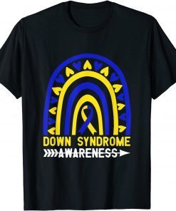 World Down Syndrome Day Awareness Rainbow Gift Shirt