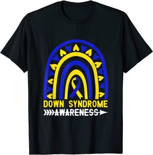 World Down Syndrome Day Awareness Rainbow Gift Shirt