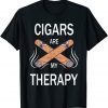 Cigars Are My Therapy - Cigars Cigars Smoking Cigars Save Ukraine T-Shirt