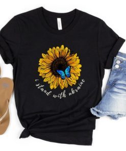 I Stand With Ukraine Sunflower Save Ukraine Shirt