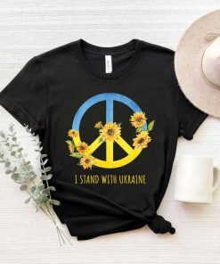 I Stand With Ukraine Sunflower Ukraine Pray Ukraine Shirt