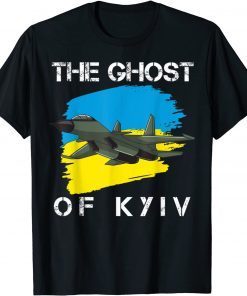 I Support Ukraine Pray For Ukraine The Ghost of Kyiv Save Ukraine T-Shirt