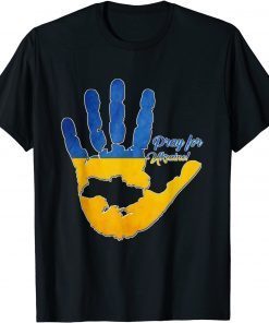 Pray For Ukraine I Stand With Ukraine Support Ukrainian Save Ukraine T-Shirt