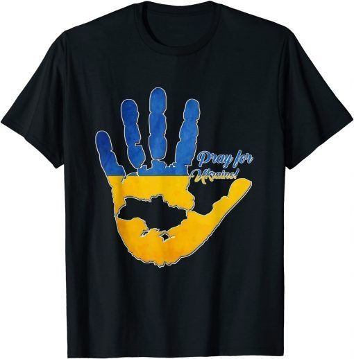 Pray For Ukraine I Stand With Ukraine Support Ukrainian Save Ukraine T-Shirt