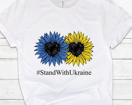 Stand with Ukraine Sunflower Save Ukraine T-Shirt