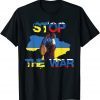 Stop The War Ukraine Ukrainian Flag Freedom Peace Save Ukraine T-Shirt