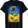 Sunflower Ukraine Flag vintage shirt I Stand With Ukraine Save Ukraine T-Shirt