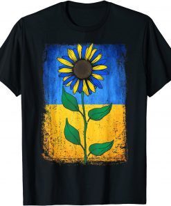 Sunflower Ukraine Flag vintage shirt I Stand With Ukraine Save Ukraine T-Shirt