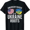 Sunglasses with Ukraine Roots USA Ukrainian Flag Save Ukraine T-Shirt