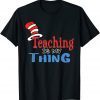 Teaching is my things Dr Teacher Red And White Stripe Hat T-Shirt