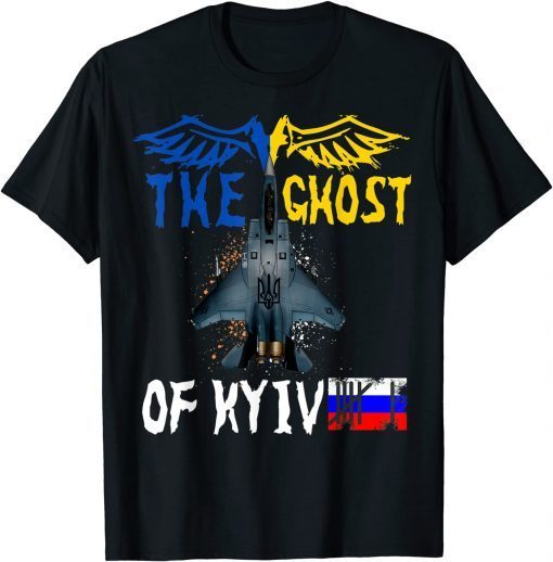 The Ghost of Kyiv, I Stand With Ukraine Save Ukraine T-Shirt