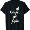 The Ghost of Kyiv Ukraine Flag Save Ukraine T-Shirt