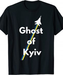 The Ghost of Kyiv Ukraine Flag Save Ukraine T-Shirt