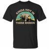 Kinda hot in these rhinos tee shirt