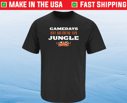 Gamedays Are For the Jungle Cincinnati Football Tee Shirt