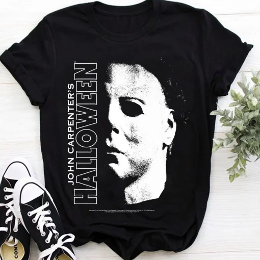 Halloween Michael Myers Large Face T-Shirt