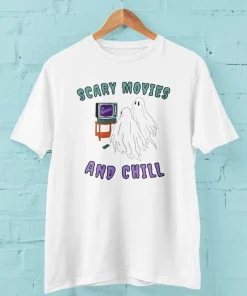 Scary Movies And Chill Halloween T-Shirt
