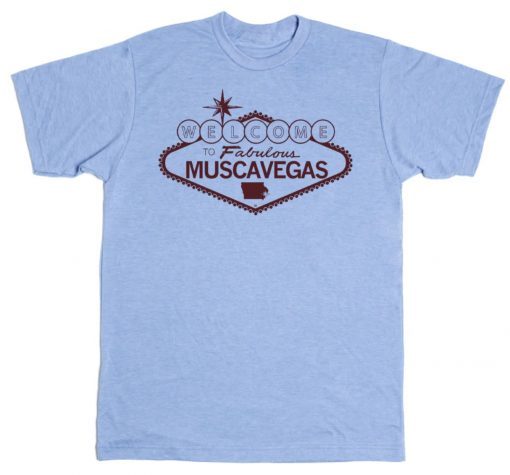 MUSCAVEGAS MUSCATINE IOWA TEE SHIRT