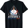Artemis 1 Mission Patch Launch Date August 2022 Tee Shirt