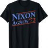 RICHARD NIXON AGNEW NIXON 1972 ELECTION CAMPAIGN Tee Shirt