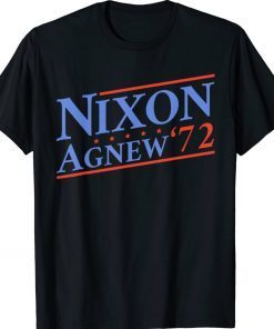 RICHARD NIXON AGNEW NIXON 1972 ELECTION CAMPAIGN Tee Shirt