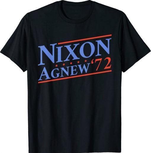 RICHARD NIXON AGNEW NIXON 1972 ELECTION CAMPAIGN Tee Shirt