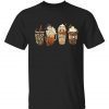 Horror movie and coffee halloween 2022 tee shirt