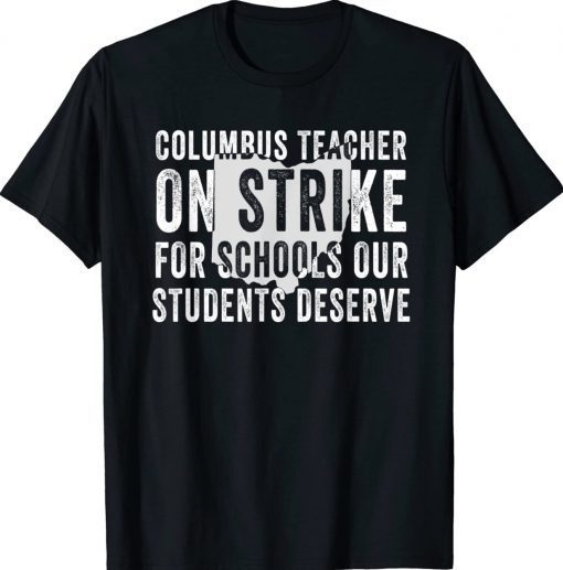 Vintage Columbus Ohio School Teachers Strike OH Teacher TShirt