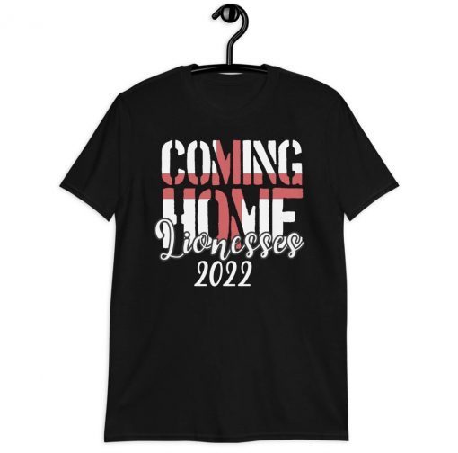 Coming Home Lionesses England Football Euro 2022 Tee Shirt