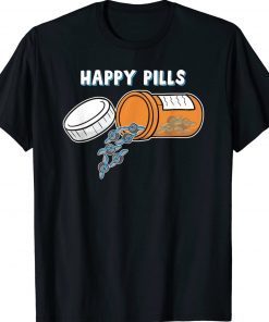 Funny onewheel riders tee pills of happiness onewheel lover tee shirt