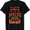 Destroy The Enemy Wolfsix Gamer Gear Tee Shirt