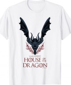 House of the Dragon Dark Wings Spread Tee Shirt